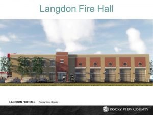Concept Drawing of the Langdon Fire Hall