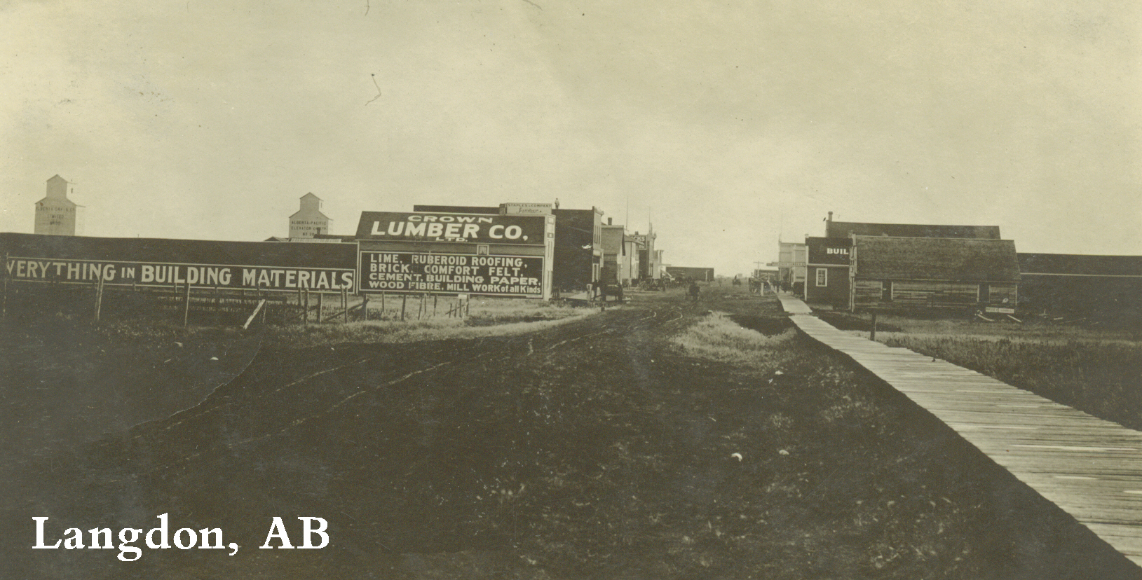 Langdon main street looking south