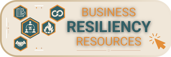 Business Resiliency Horizontal Button – Cream